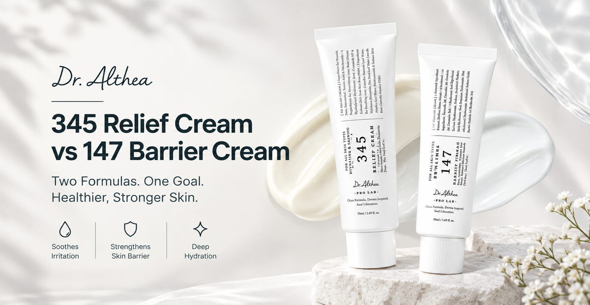 Dr. Althea 345 Relief Cream vs 147 Barrier Cream | Velixa UAE