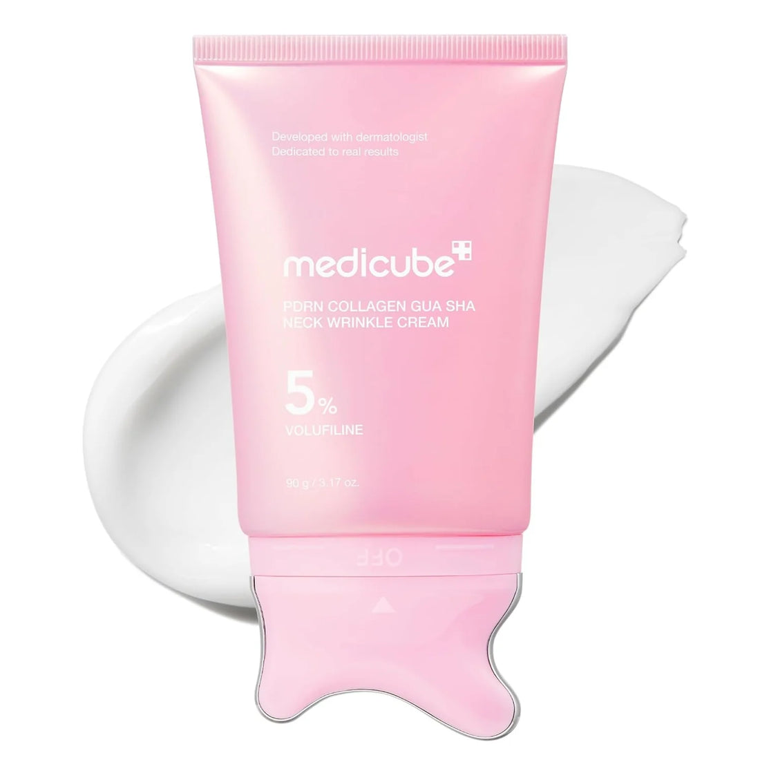 Medicube - PDRN Collagen Gua Sha Neck Wrinkle Cream | Velixa UAE