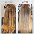 Before and after Malibu C Hard Water Shampoo  UAE mineral damaged hair results