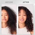 Before and after Mielle Edge Gel sleek edges and baby hair results UAE
