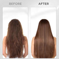 Before and after Mielle Rosemary Conditioner UAE hair repair results