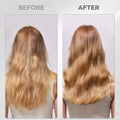 Before and after Mielle Rosemary Mint Hair Masque UAE hair repair results