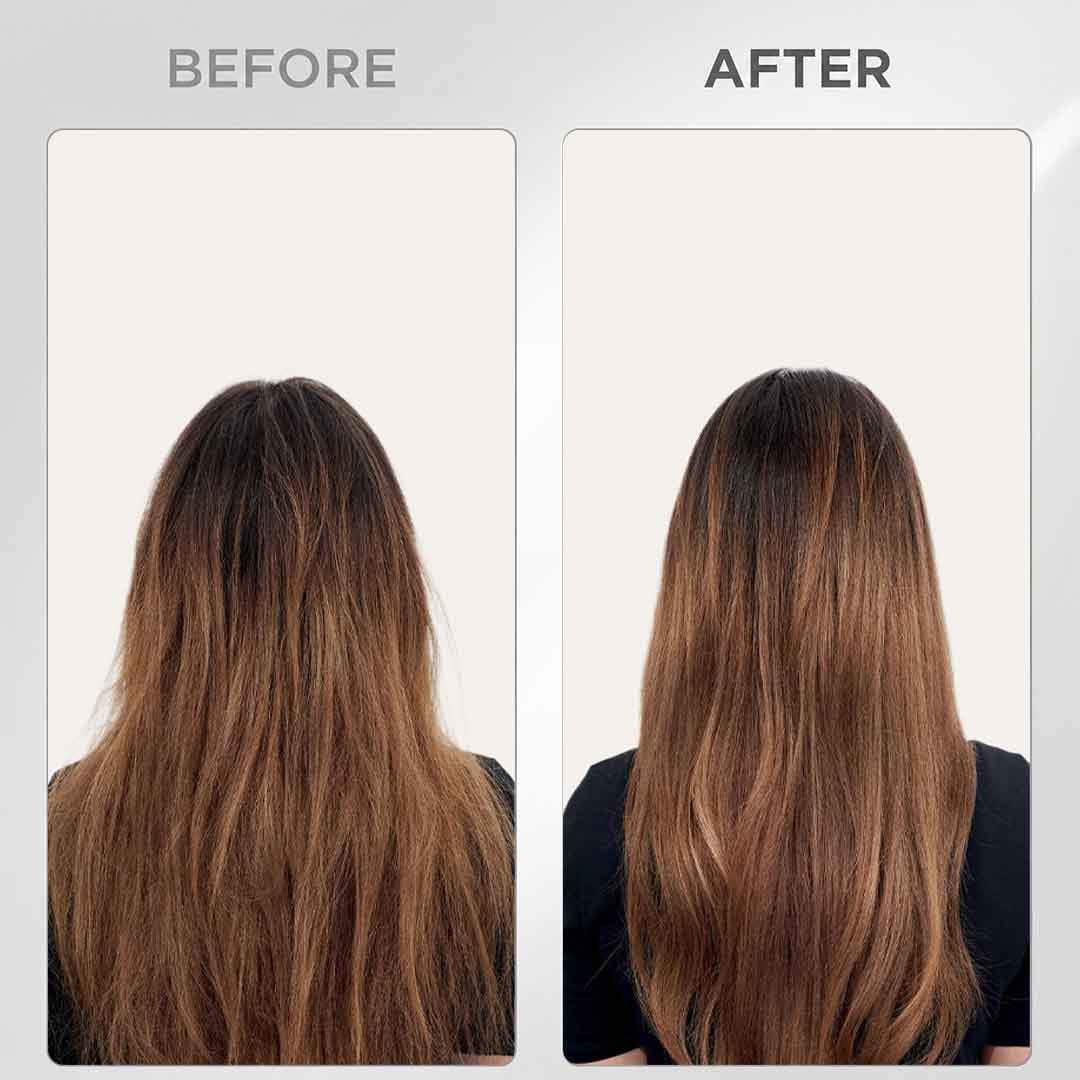 Before and after Mielle Rosemary Shampoo UAE hair fall results