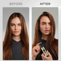 Before and after ghd Bodyguard UAE heat styled hair frizz-free results