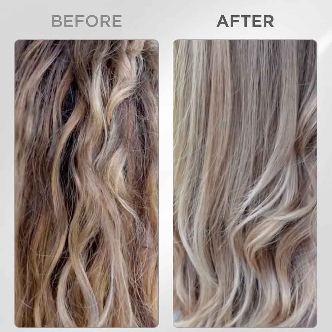 Hello Klean Hard Water Shampoo before and after UAE hard water hair fall results