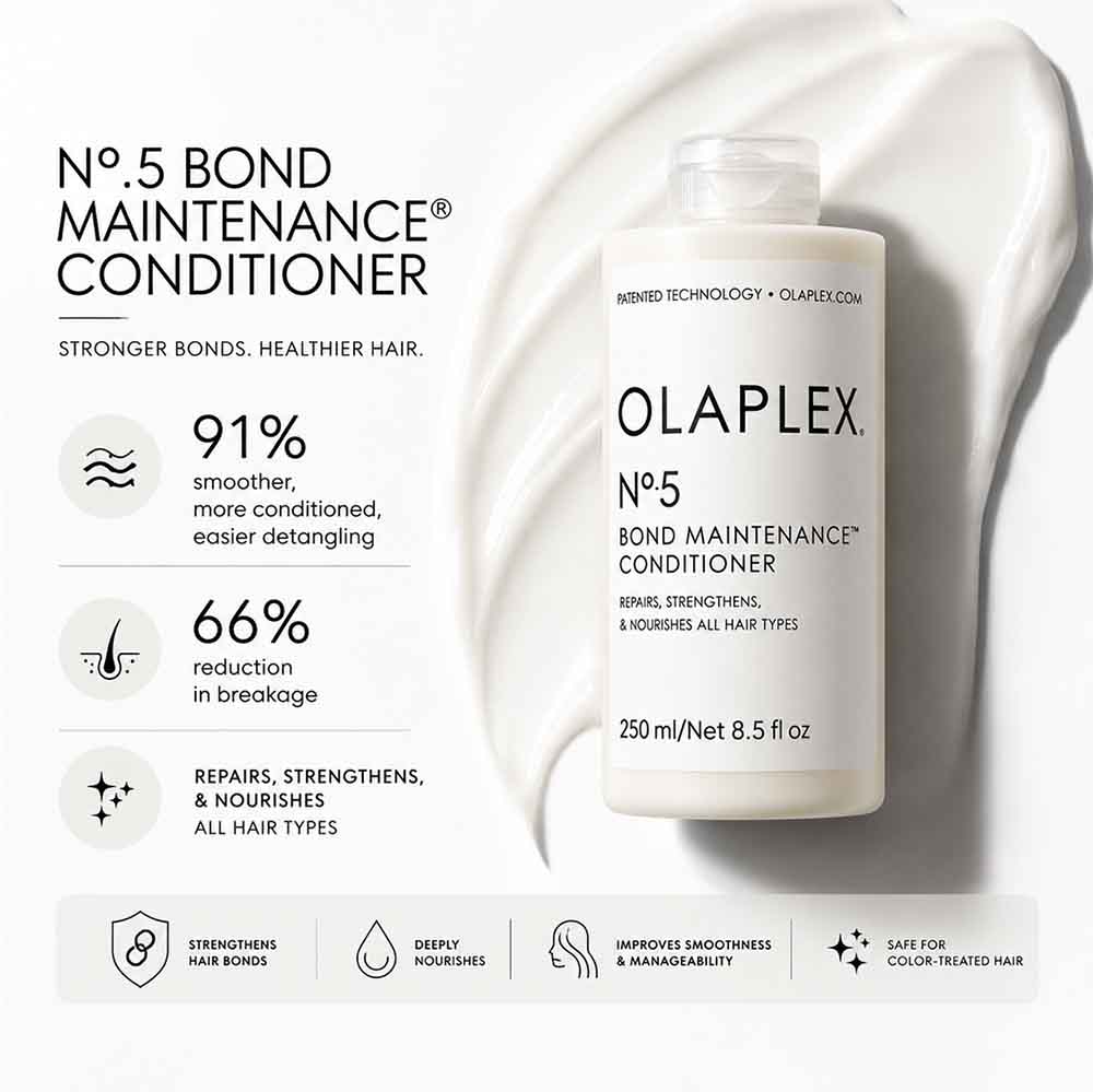 Olaplex No.5 ingredients Bis-Aminopropyl Diglycol Dimaleate bond repair for UAE hair